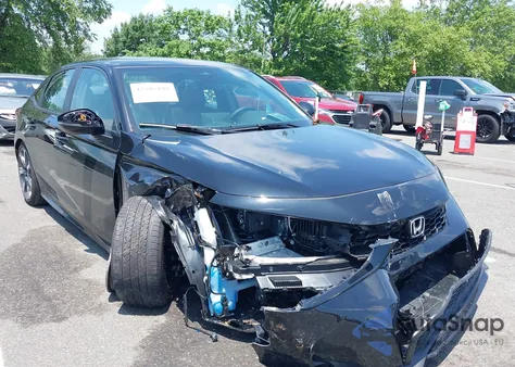 2025 Honda Civic Sport/Sport Touring из США, поврежденный, VIN 2HGFE4F83SH340324